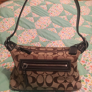 Coach Small Handbag Classic Coach Monogram